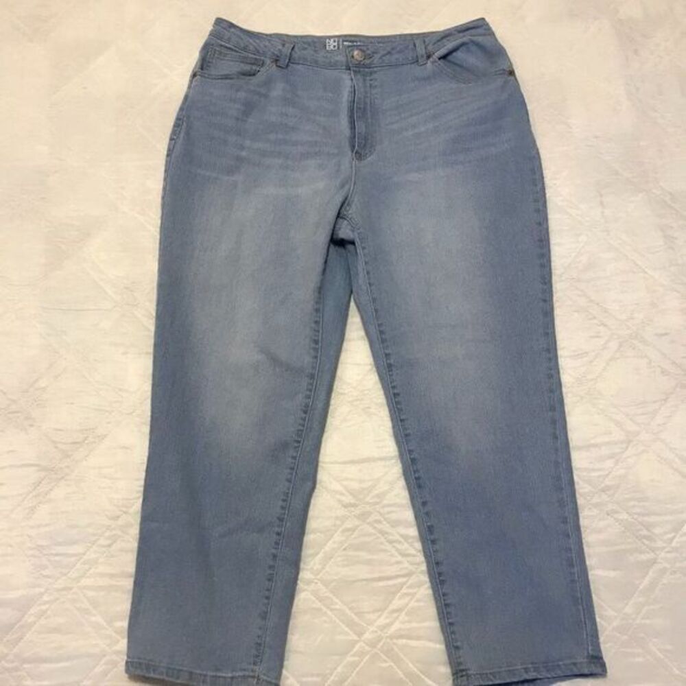 No Boundaries acid washed blue jeans size 17‎